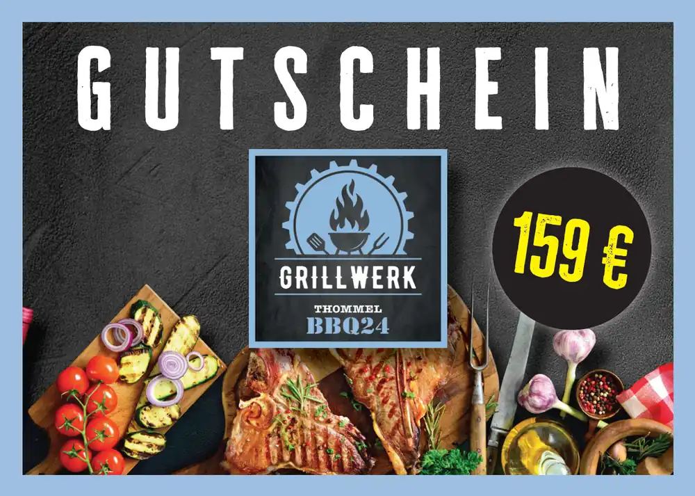 Geprüft THOMMEL 159 Euro Gutschein für Grillseminar
