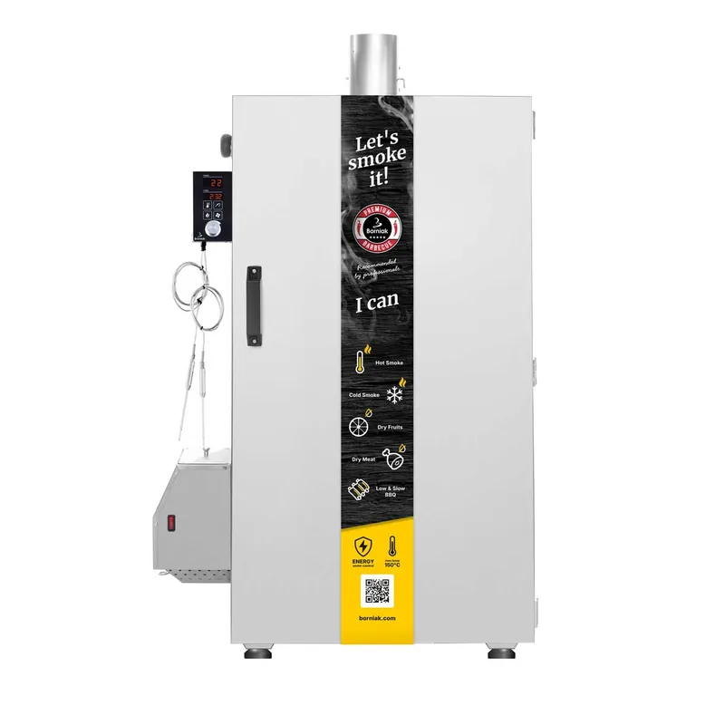 Markenprodukt Borniak 150 BBQ Wifi Edelstahlversion