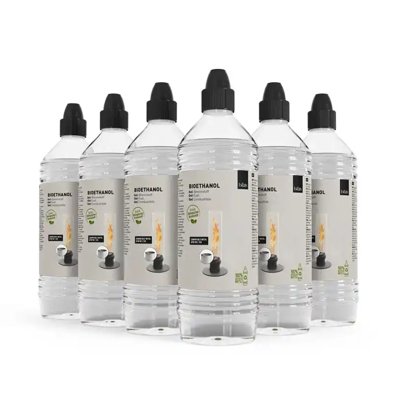Direktkauf HÖFATS Bioethanol Flüssig-Brennstoff 1 Liter, 6er-Pack