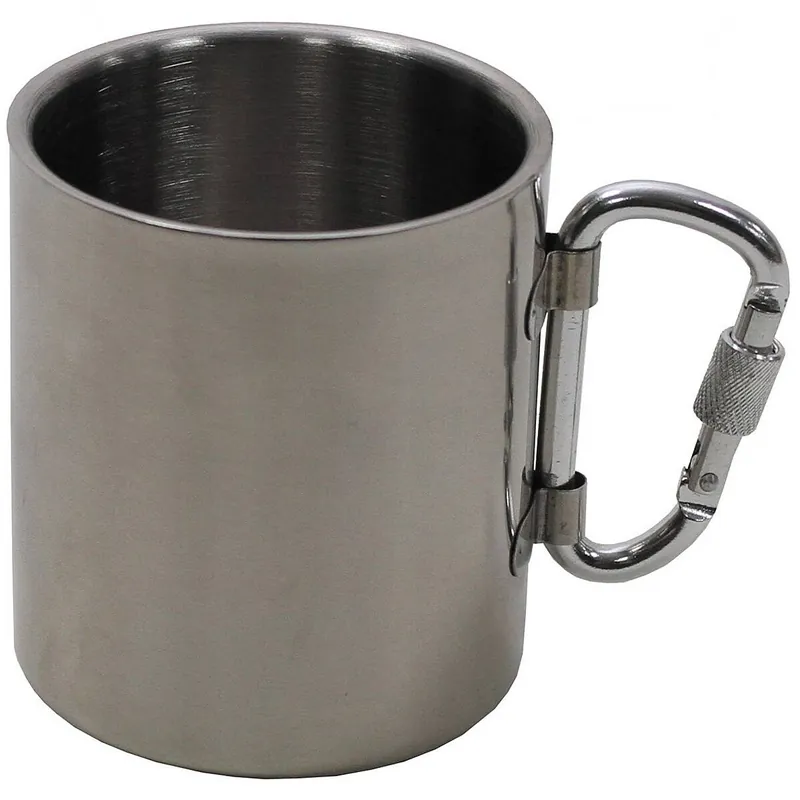 Edelstahl Thermo-Becher mit Karabiner, 300 ml Must-Have