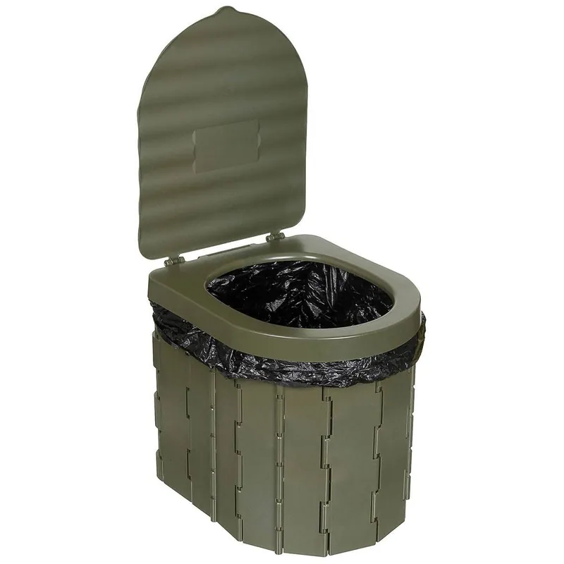 Campingtoilette faltbar oliv Direktkauf