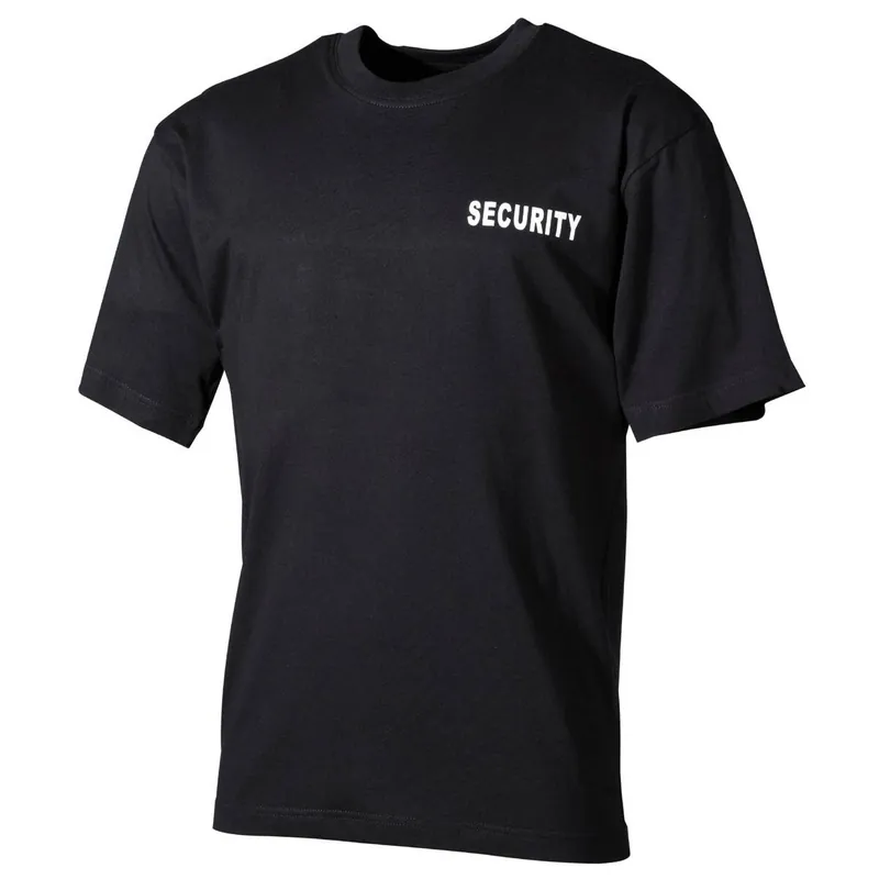 Neuheit T-Shirt Security beidseitig bedruckt