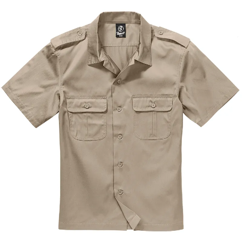 Ausverkauf US Hemd kurzarm khaki