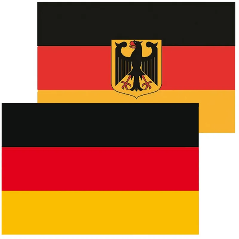 XXL Fahne Deutschland 250x150 cm Nur Für Kurze Zeit