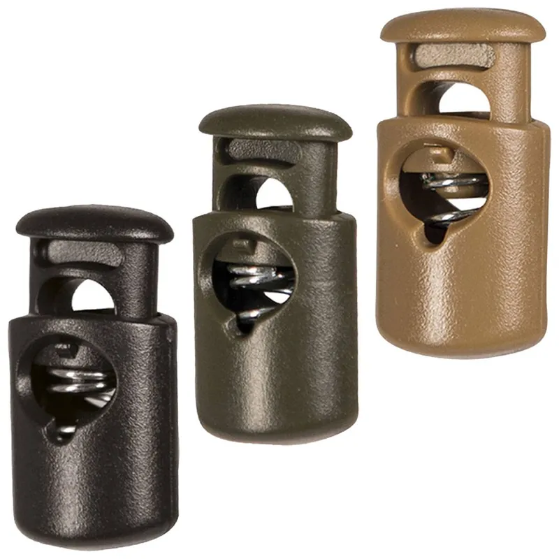Zertifiziert Kordelstopper 10er Pack versch. Farben