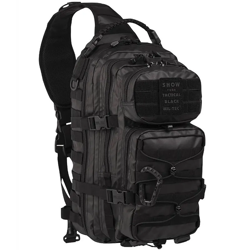 One Strap Assault Pack large tactical black Solange Der Vorrat Reicht