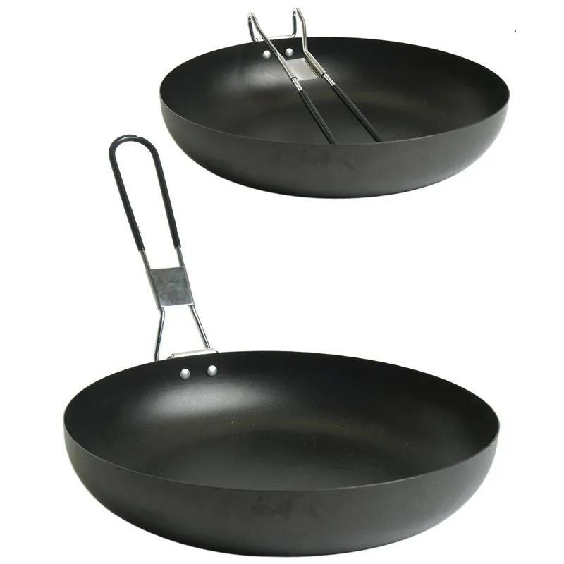 Neue Ware Camping Pfanne mit Klappstiel