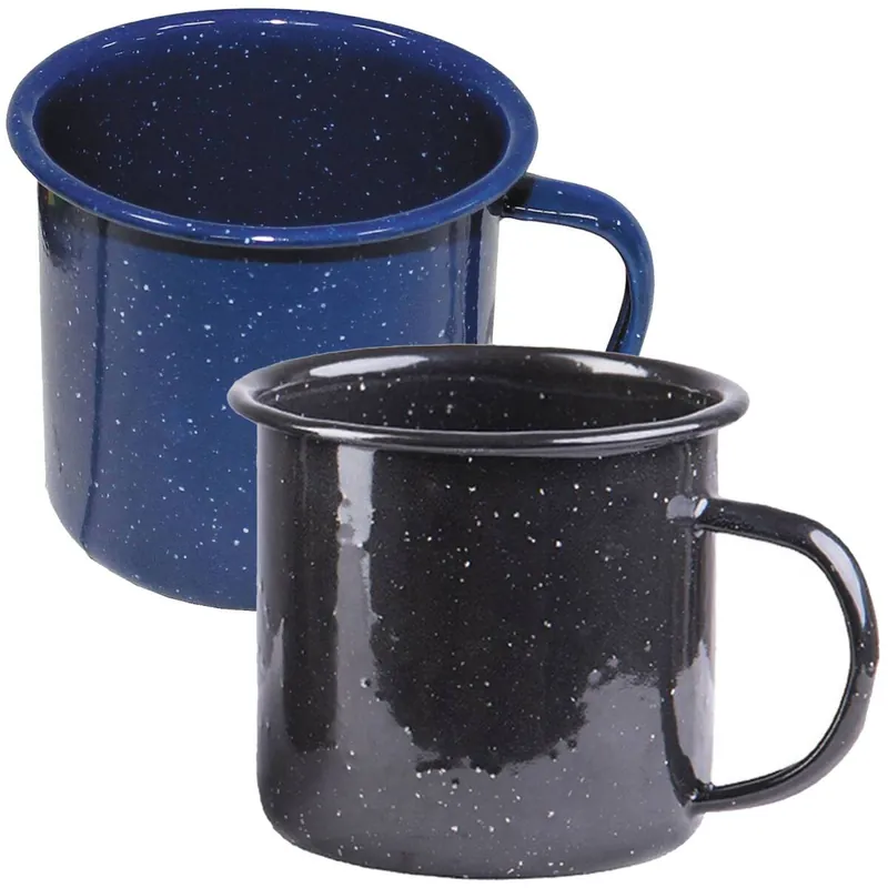 Emaille-Tasse 350 ml versch.Farben Solange Der Vorrat Reicht