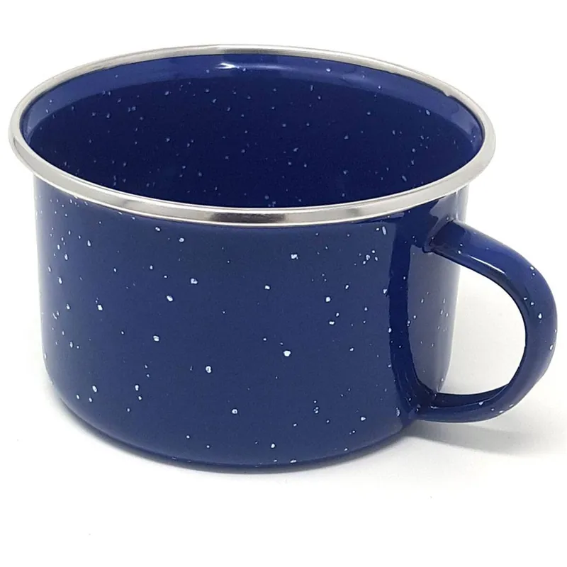 Sonderangebot Tasse Emaille blau 250 ml