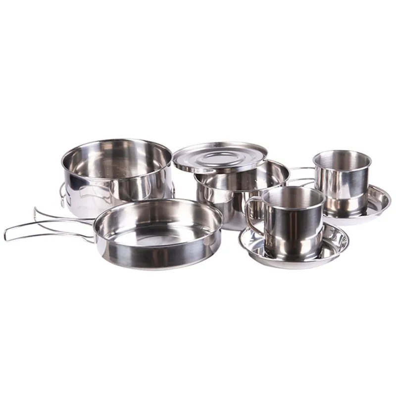 Neu Kochset Edelstahl 8-teilig