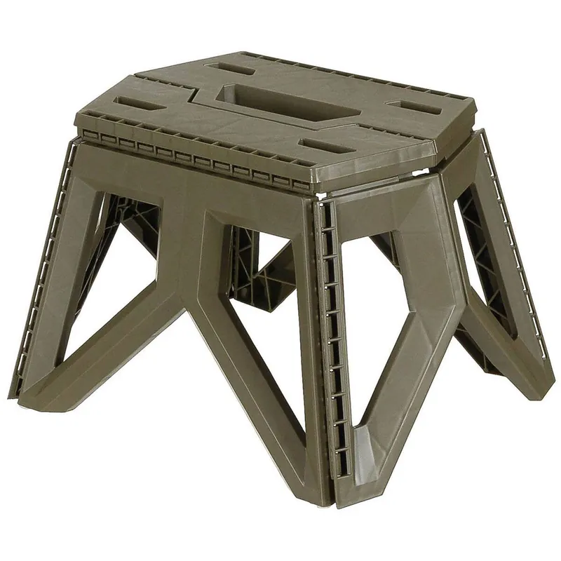 Angebot Campinghocker faltbar 24 cm oliv