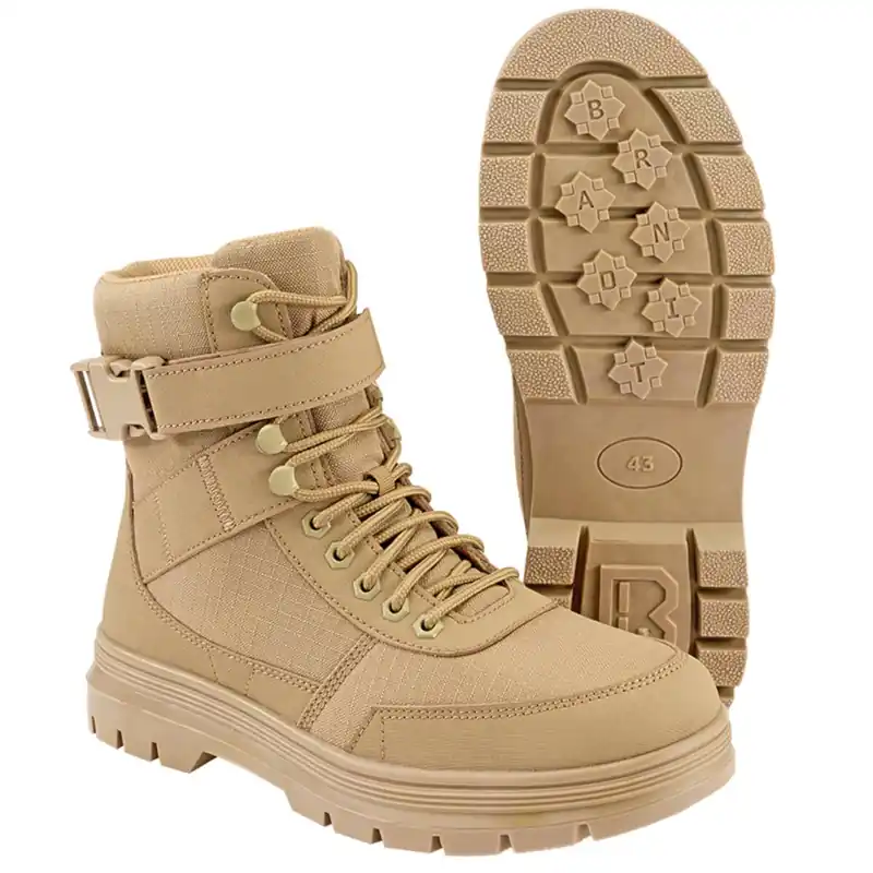 Solange Der Vorrat Reicht Tactical Boots Buckle camel