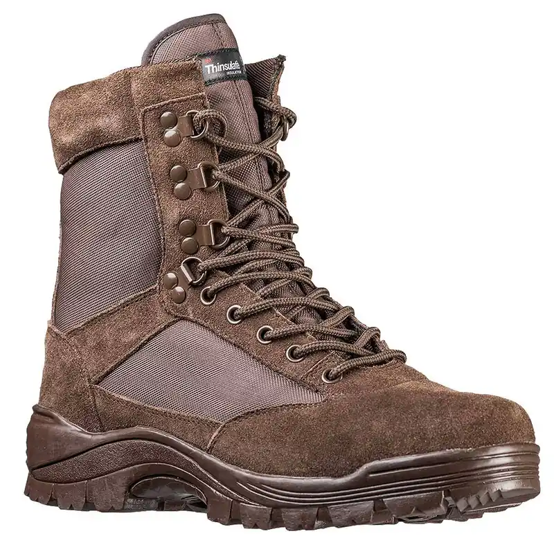 Saisonangebot Tactical Boot YKK Zipper braun