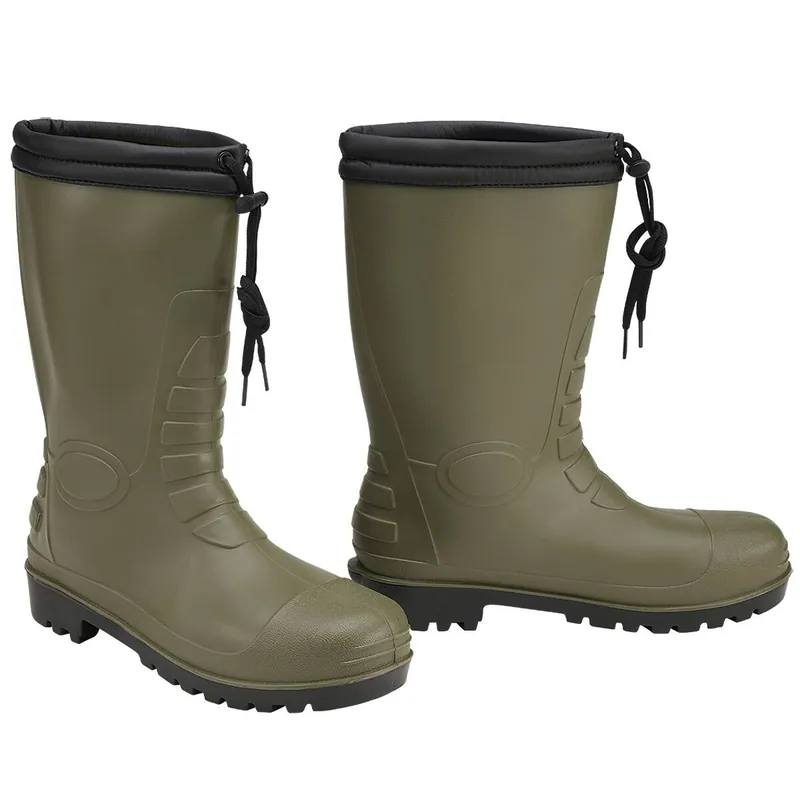 Letzte Chance Gummistiefel mit Futter oliv