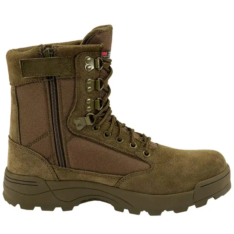 Wochenendangebot Tactical Swat Boots Zipper oliv