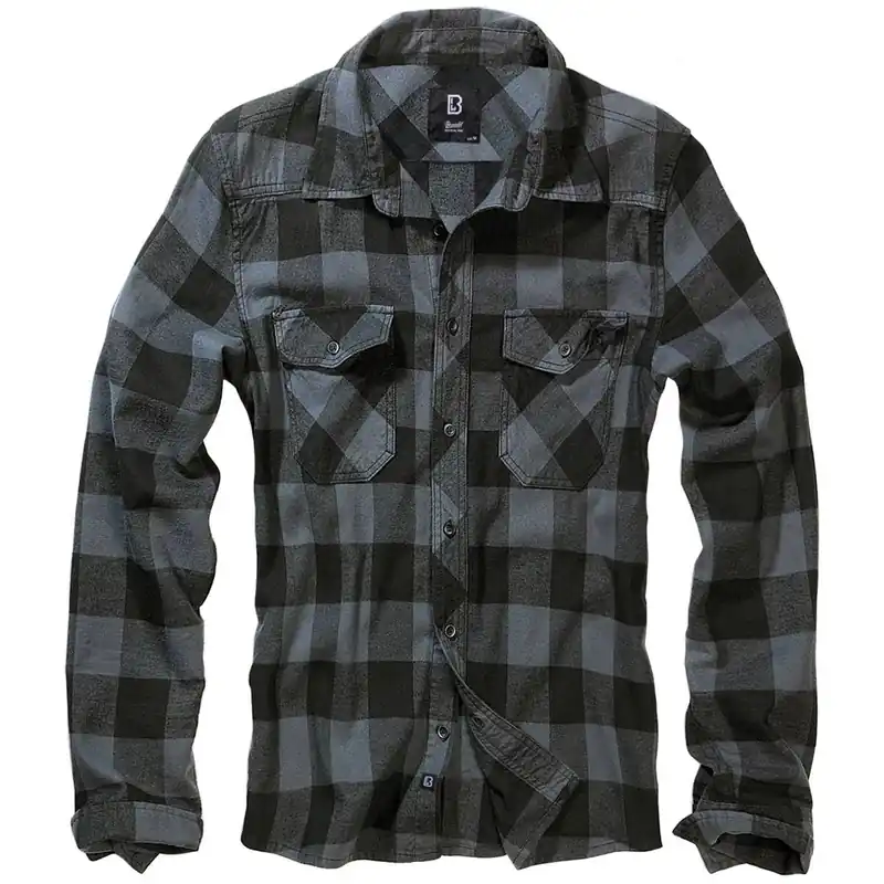 Brandit Checkshirt schwarz-grau Angebot
