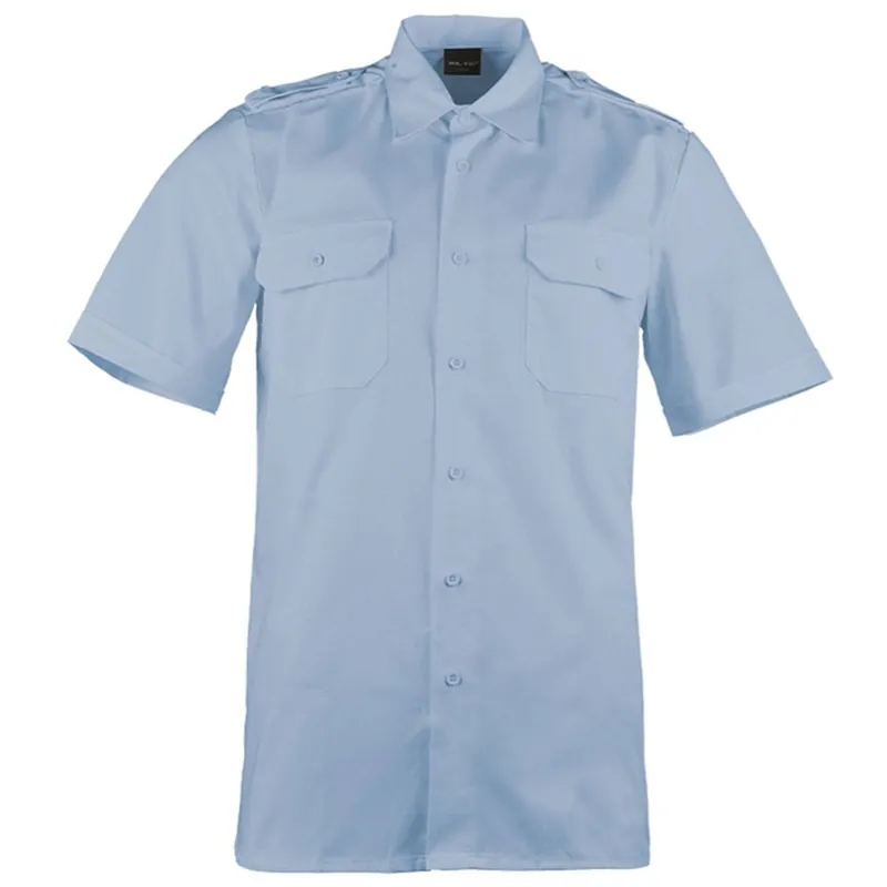 Angebot Diensthemd kurzarm hellblau