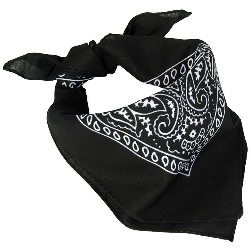 Bandana (US Halstuch) Paisley schwarz Neue Kollektion