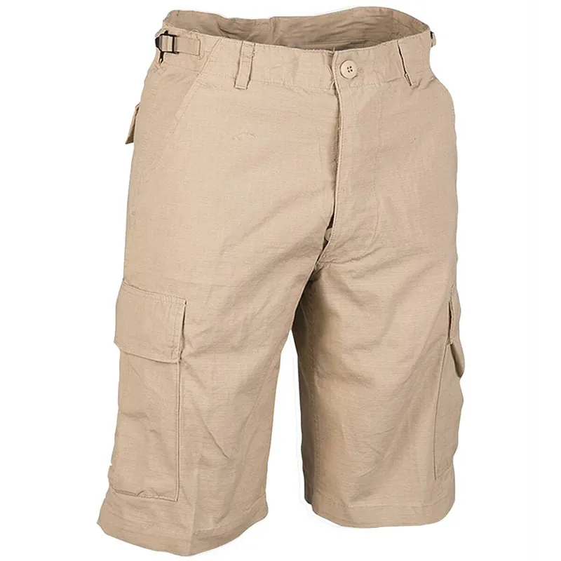 Aktuell Mil-Tec Bermuda Ripstop prewashed khaki