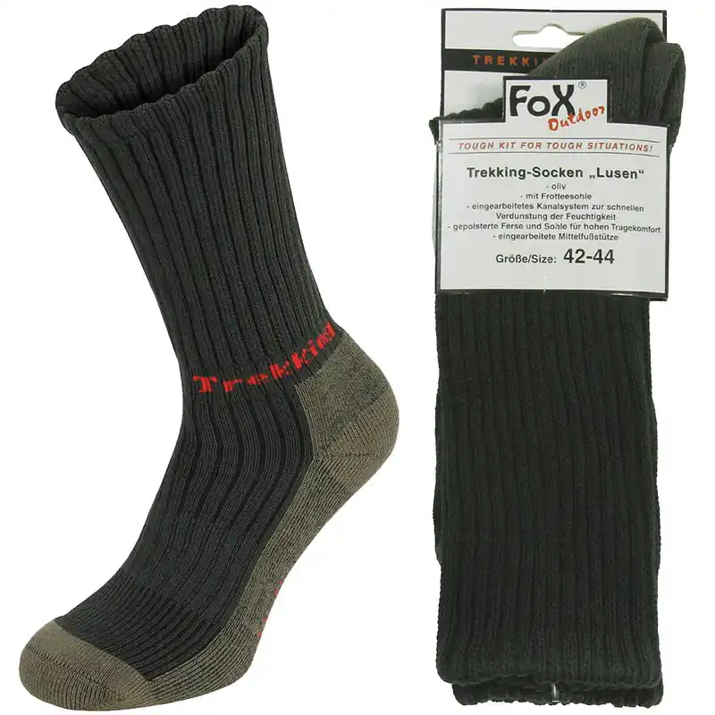 Trekkingsocken LUSEN oliv Sofort Bestellen