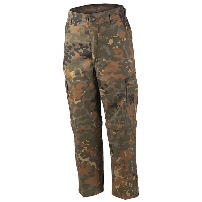 Nur Heute US Zip-off BDU Hose Kids flecktarn