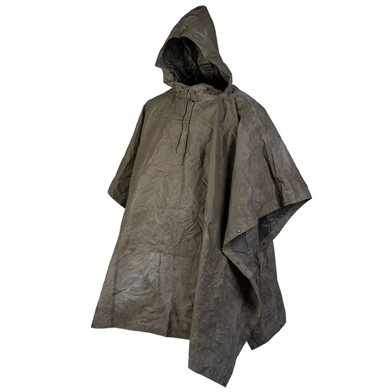 Top-Seller Französischer Poncho oliv gebraucht