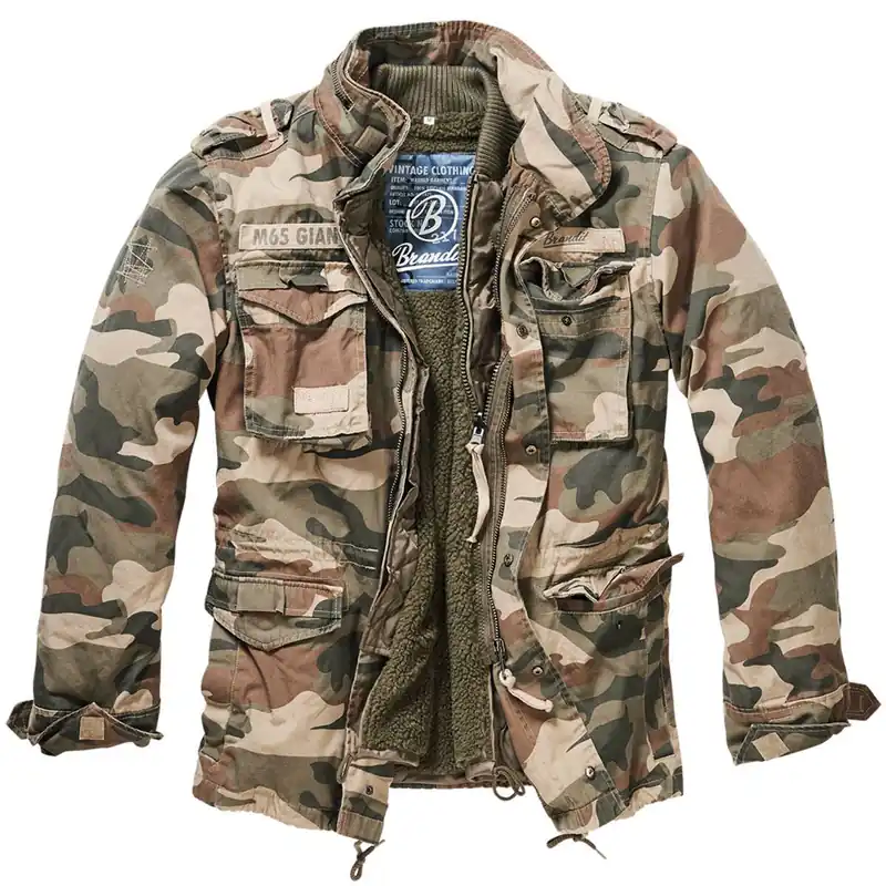 BRANDIT M65 Giant Jacke light woodland Neuheit