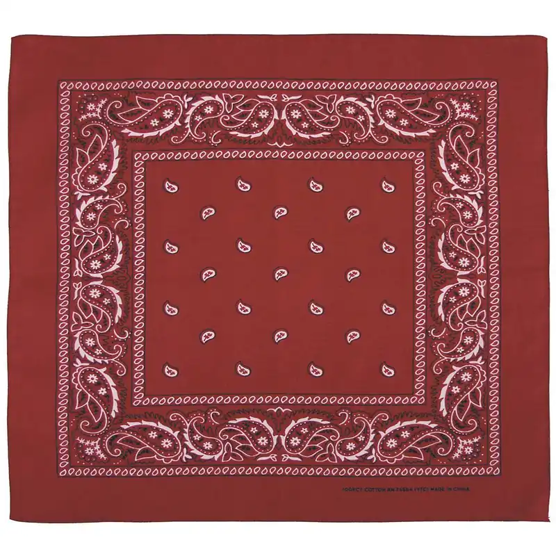 Bandana (US Halstuch) Paisley burgund Jetzt Kaufen