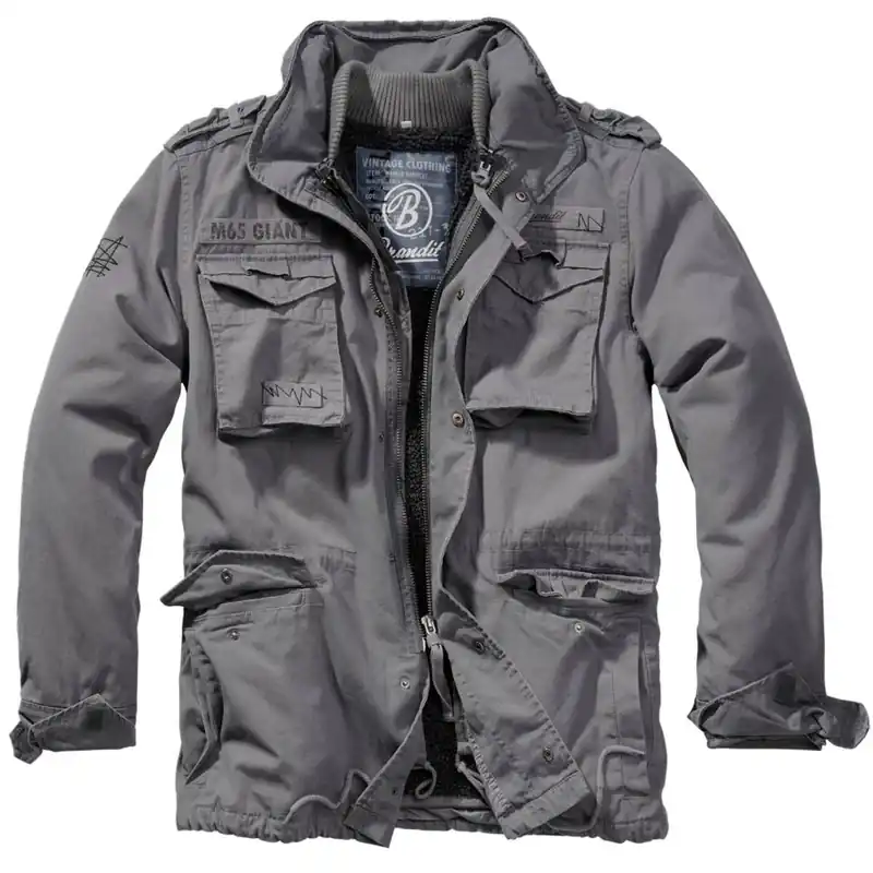 Rabatt BRANDIT M65 Giant Jacke anthrazit
