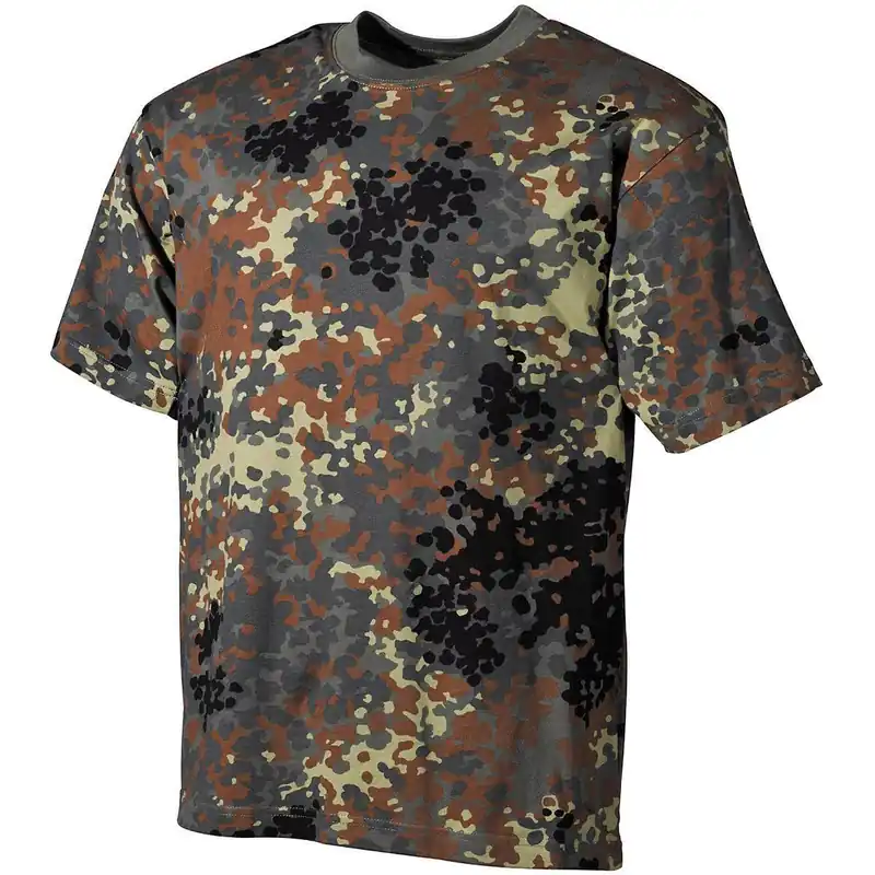 Solange Der Vorrat Reicht Tarn T-Shirt flecktarn