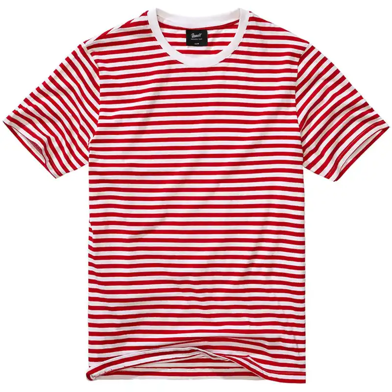 Angebot Marine T-Shirt rot-weiß