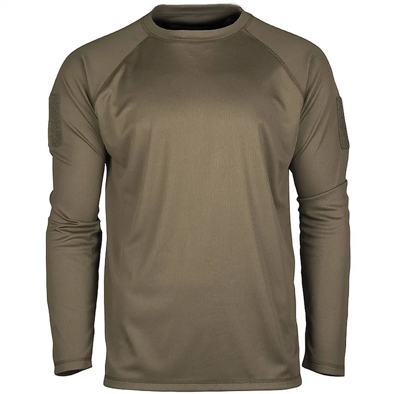 Tactical Langarmshirt Quick Dry oliv Mega-Angebot