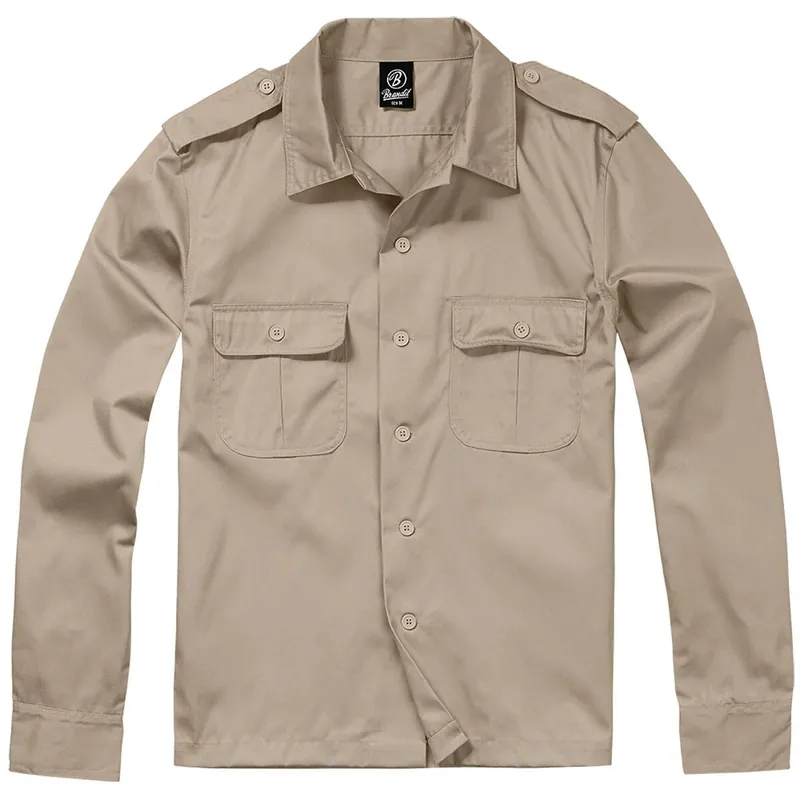 Sonderaktion US Hemd langarm khaki