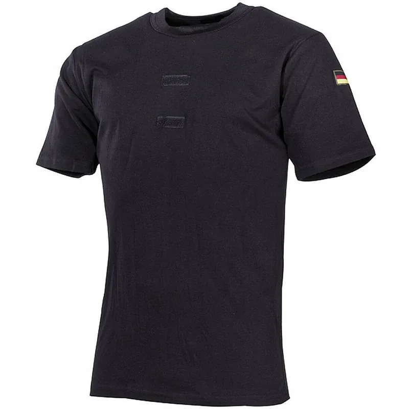 Knallerangebot BW Tropen T-Shirt mit Abzeichen schwarz