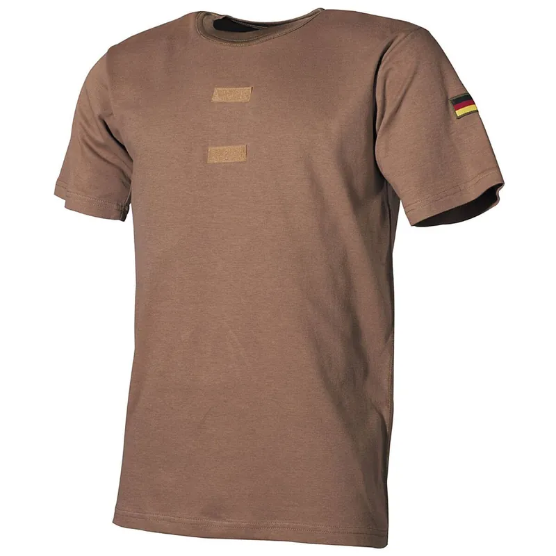 BW Tropen T-Shirt mit Abzeichen coyote Beliebt