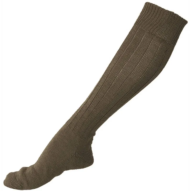Angebot BW Stiefelsocke mit Frotteesohle oliv