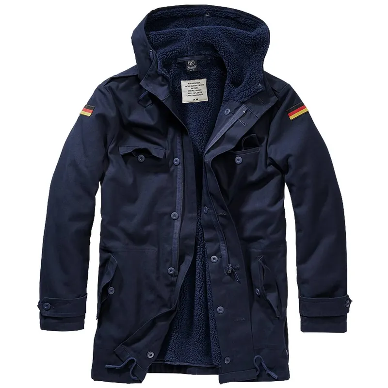 Brandit BW Parka mit Futter navy-blau Mega-Angebot