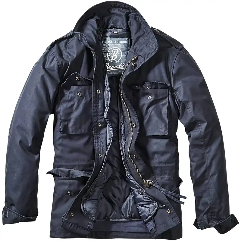 Neue Kollektion US Feldjacke M65 mit Steppfutter navy-blau
