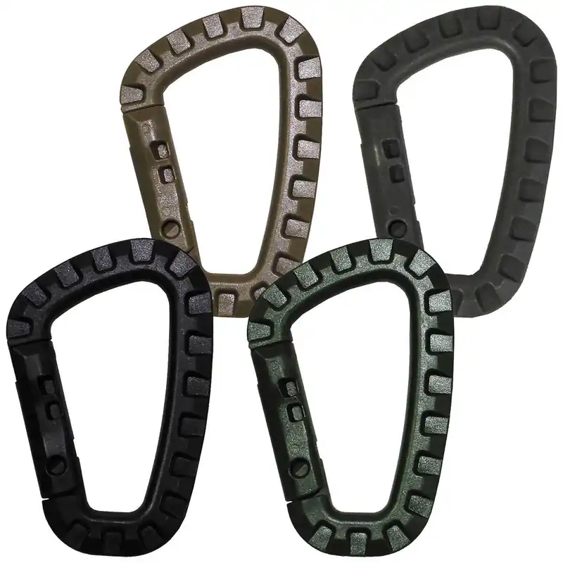 Neu Karabiner Kunststoff 2er Pack versch. Farben