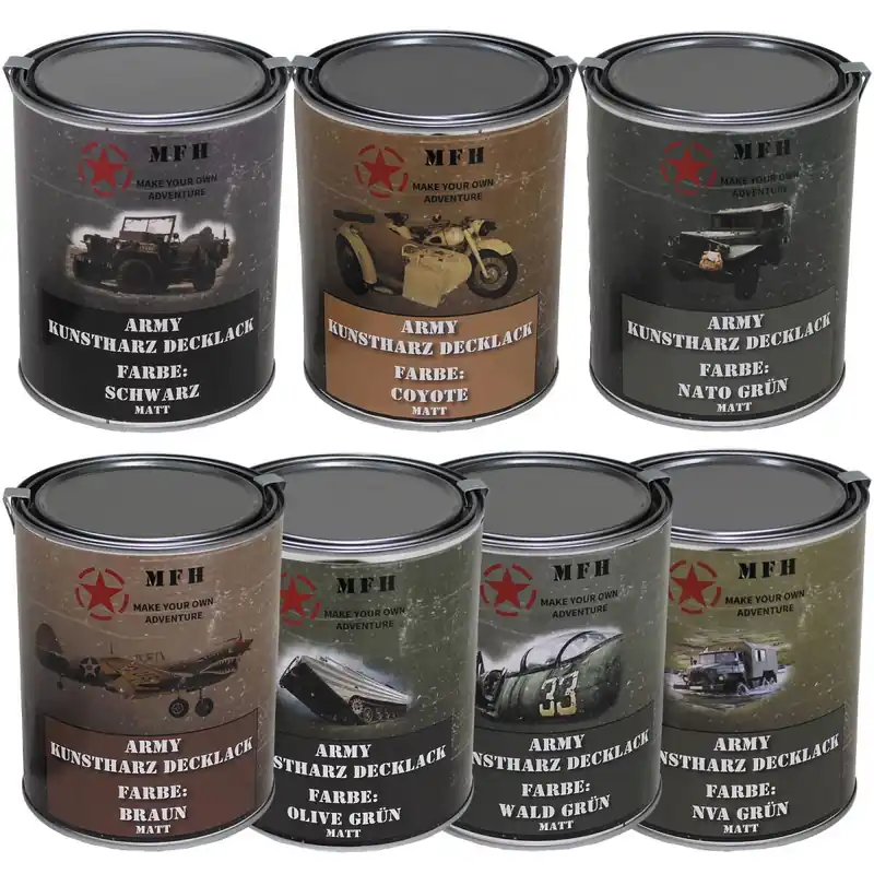 Farbdose Army 1 Liter versch. Farben Top-Seller