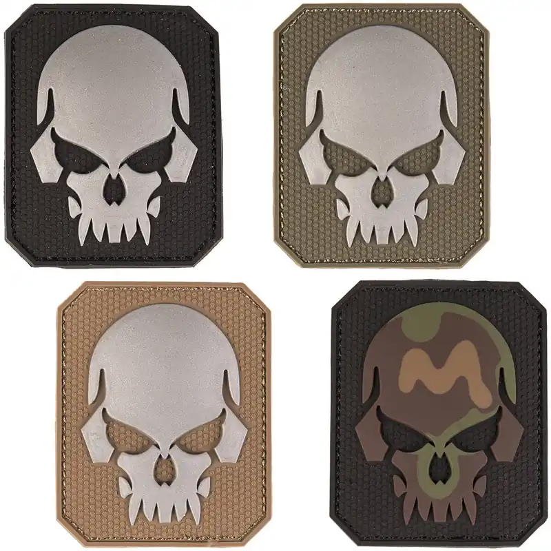 Patch 3D Skull small versch. Farben Direktkauf