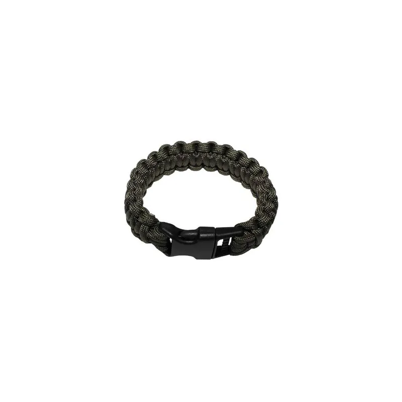 Abverkauf Survival Armband PARACORD 23 mm oliv