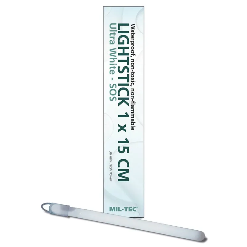 Neu Im Sortiment Leuchtstab 15 x 1 cm ultraweiß