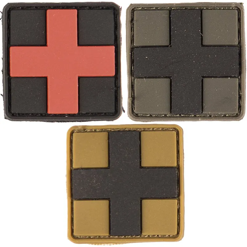 Patch 3D First Aid small versch. Farben Super-Preis