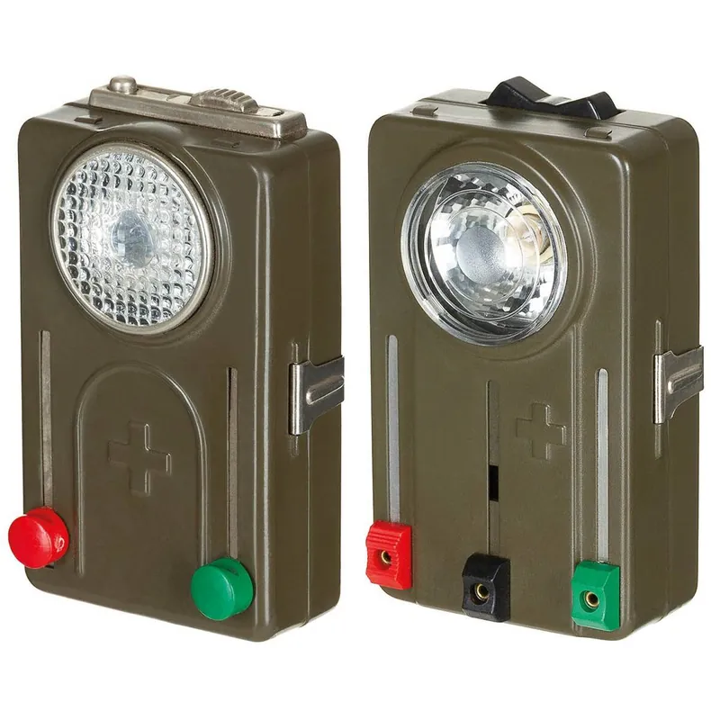 Schweizer Taschenlampe oliv Neu Im Sortiment