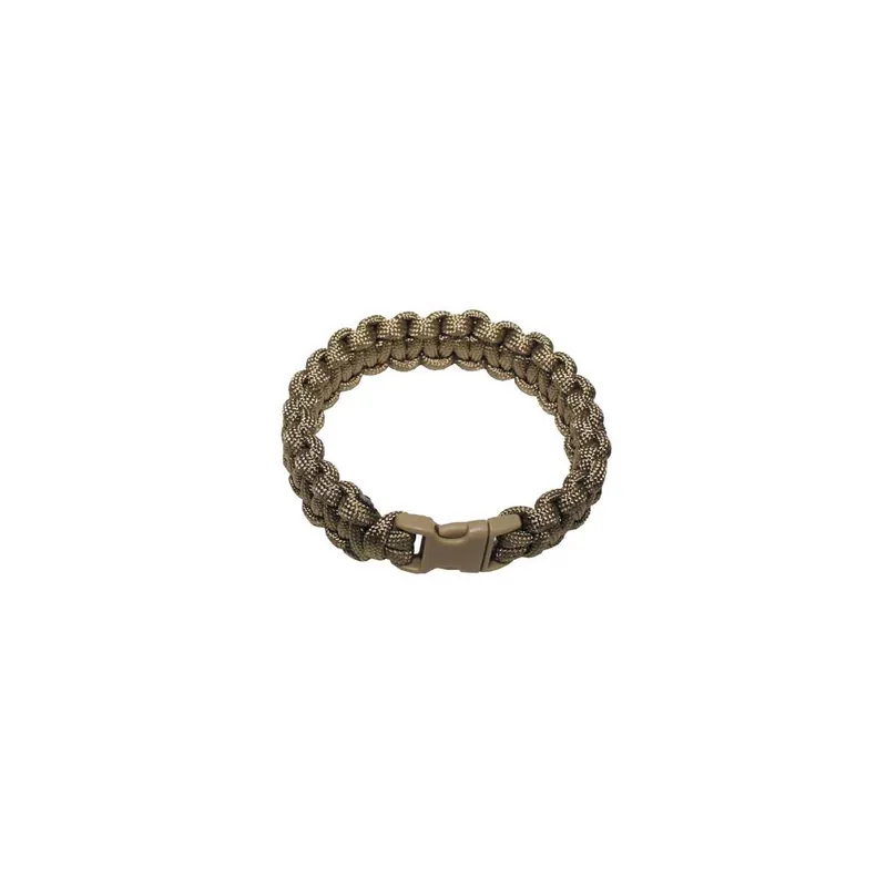 Survival Armband PARACORD 19 mm coyote Echt