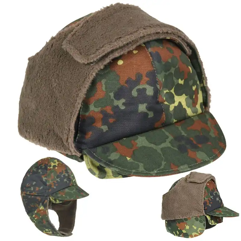 Billig BW Wintermütze flecktarn original TL