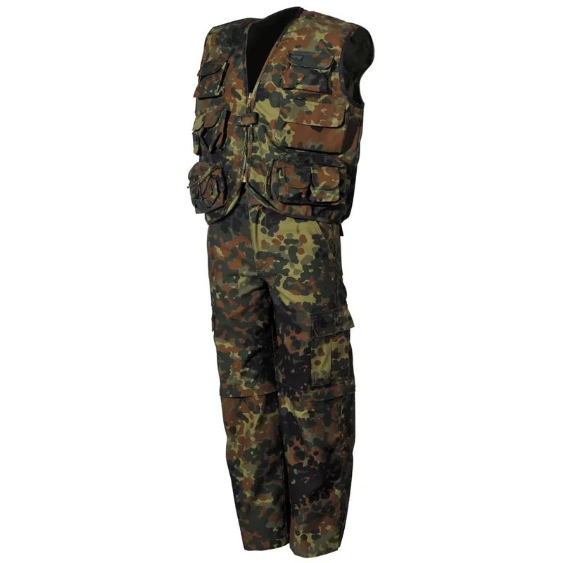 Kinder Survival-Anzug, flecktarn Begrenztes Angebot