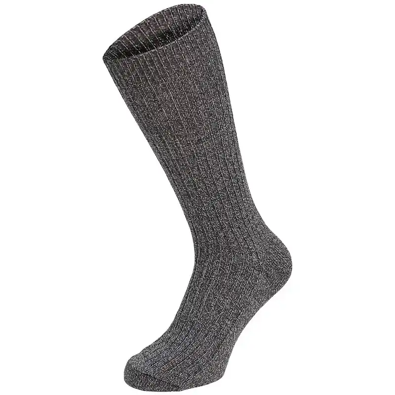 BW Stiefelsocke mit Keilferse grau Neu