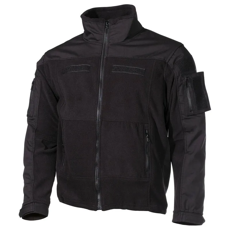 Preiswert Fleece-Jacke COMBAT schwarz